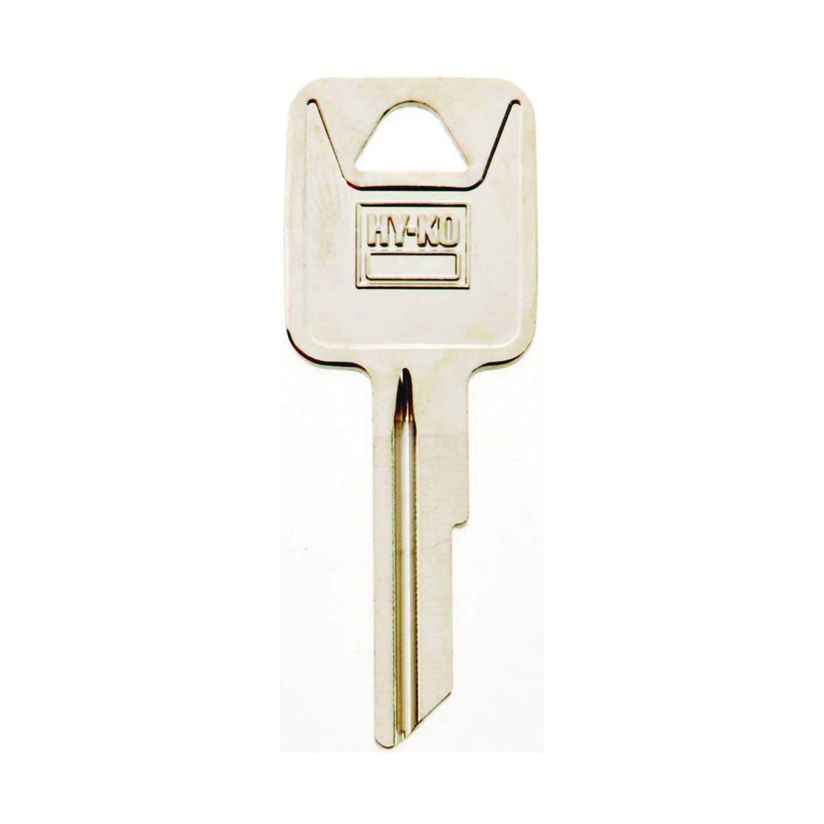HY-KO 11010RA4 Automotive Key Blank, Brass, Nickel, For: AMC Vehicle Locks