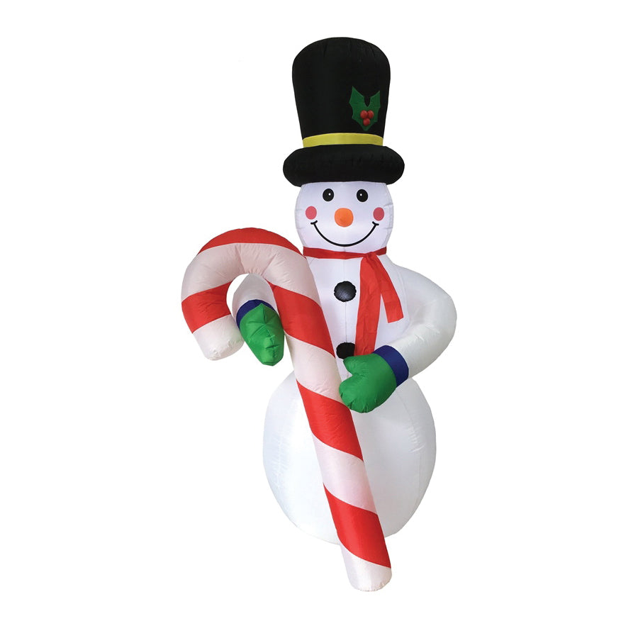 Hometown Holidays 90341 Christmas Inflatable Snowman, 6 ft H