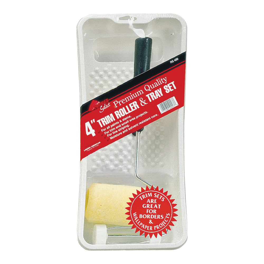 Linzer RS400 Roller and Tray Set, Mini Size, Plastic