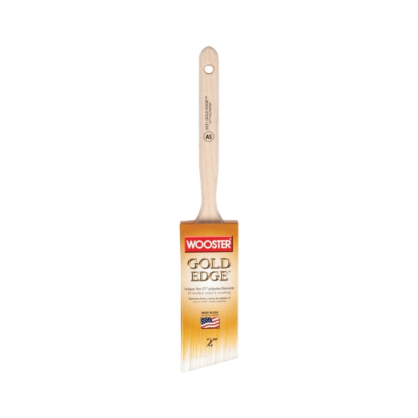 WOOSTER 5231-2 Paint Brush, 2 in W, 2-11/16 in L Bristle, Polyester Bristle, Sash Handle