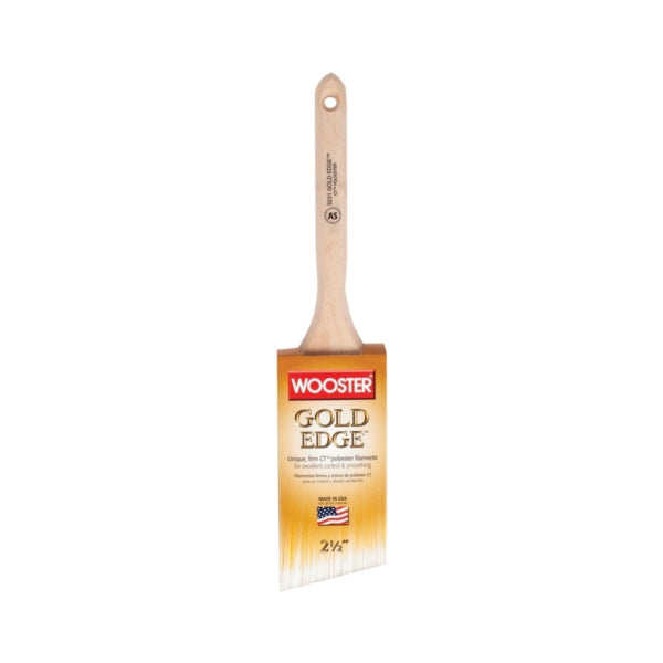 WOOSTER 5231-2-1/2 Paint Brush, 2-1/2 in W, 2-15/16 in L Bristle, Polyester Bristle, Sash Handle