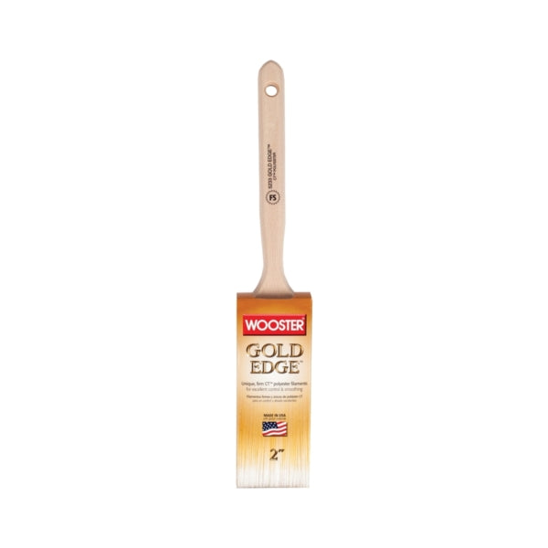 WOOSTER 5233-2 Paint Brush, 2 in W, 2-11/16 in L Bristle, Polyester Bristle, Flat Sash Handle
