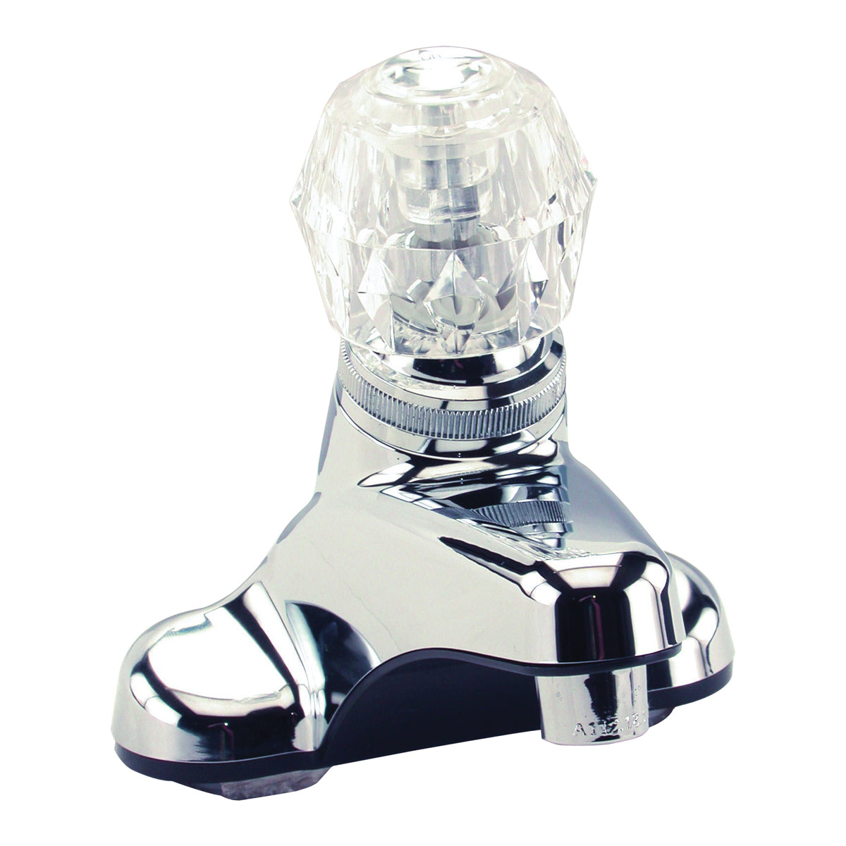 Boston Harbor PF4101S-P Lavatory Faucet, 1.5 gpm, 1-Faucet Handle, Plastic, Chrome Plated, Round Handle