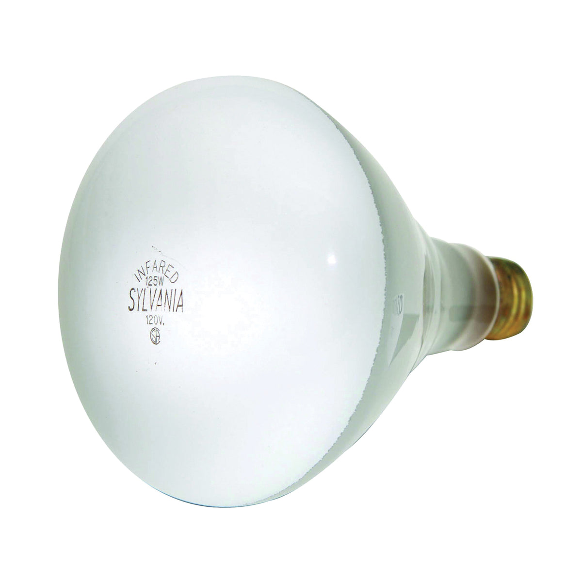 Sylvania 15451 Incandescent Lamp, 125 W, BR40 Lamp, Medium E26 Lamp Base, 1000 Lumens, 2850 K Color Temp