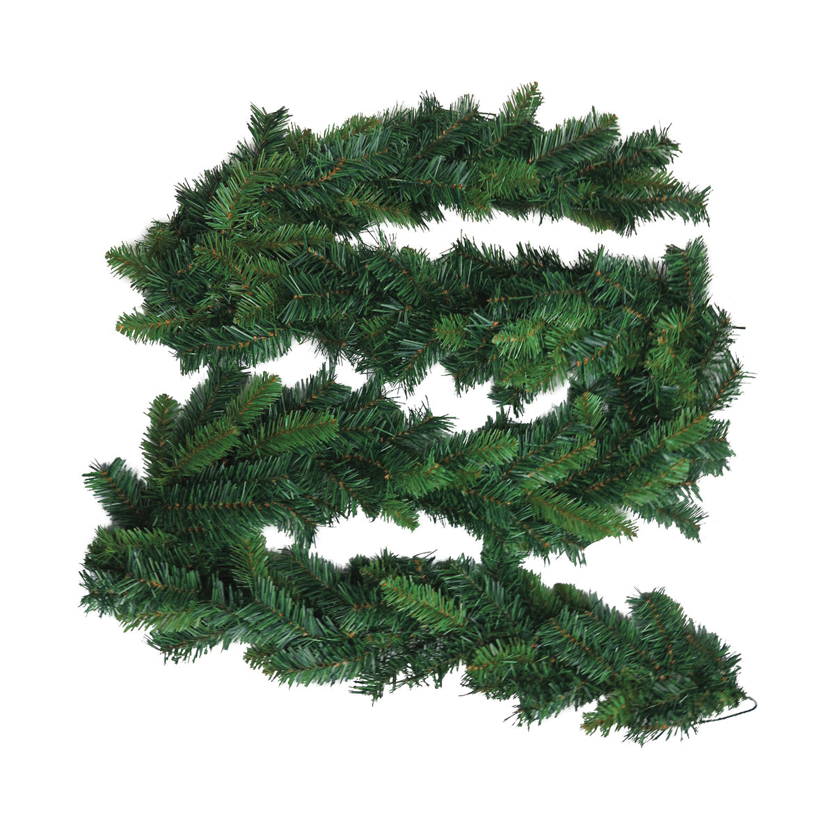 Hometown Holidays 07007 Tillamook Fir Christmas Garland, 9 ft L, Green