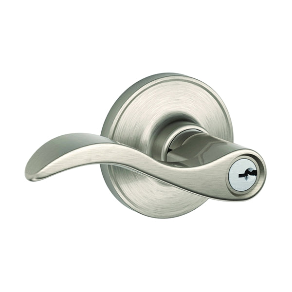 Schlage Seville Series J54 SEV 619 Entry Lever, Brass, Satin Nickel