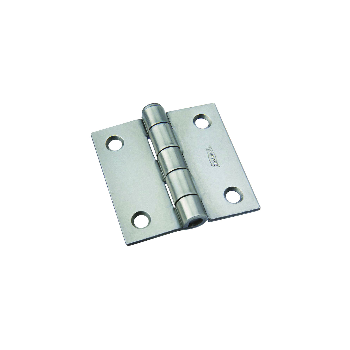 National Hardware N139-659 Broad Hinge, 2 in W Frame Leaf, 0.077 in Thick Frame Leaf, Cold Rolled Steel, Steel, 38 lb