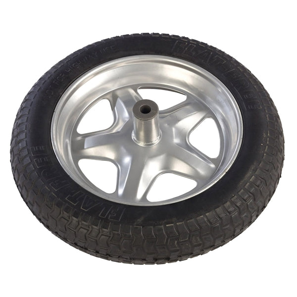 GARANT SFFTCC Flat Free Tire, 16 in Dia Tire, 3-1/2 in W Tire