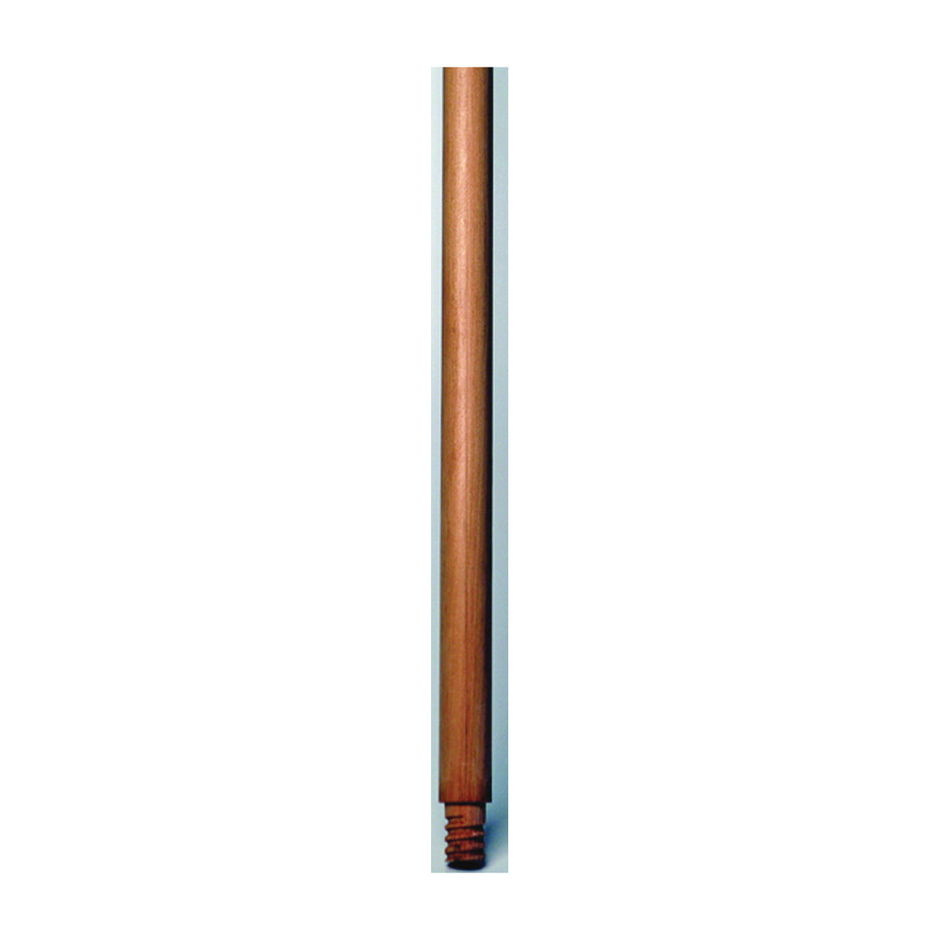 SUPREME ENTERPRISE LA180 Broom Handle, 15/16 in Dia, 72 in L, Threaded, Wood