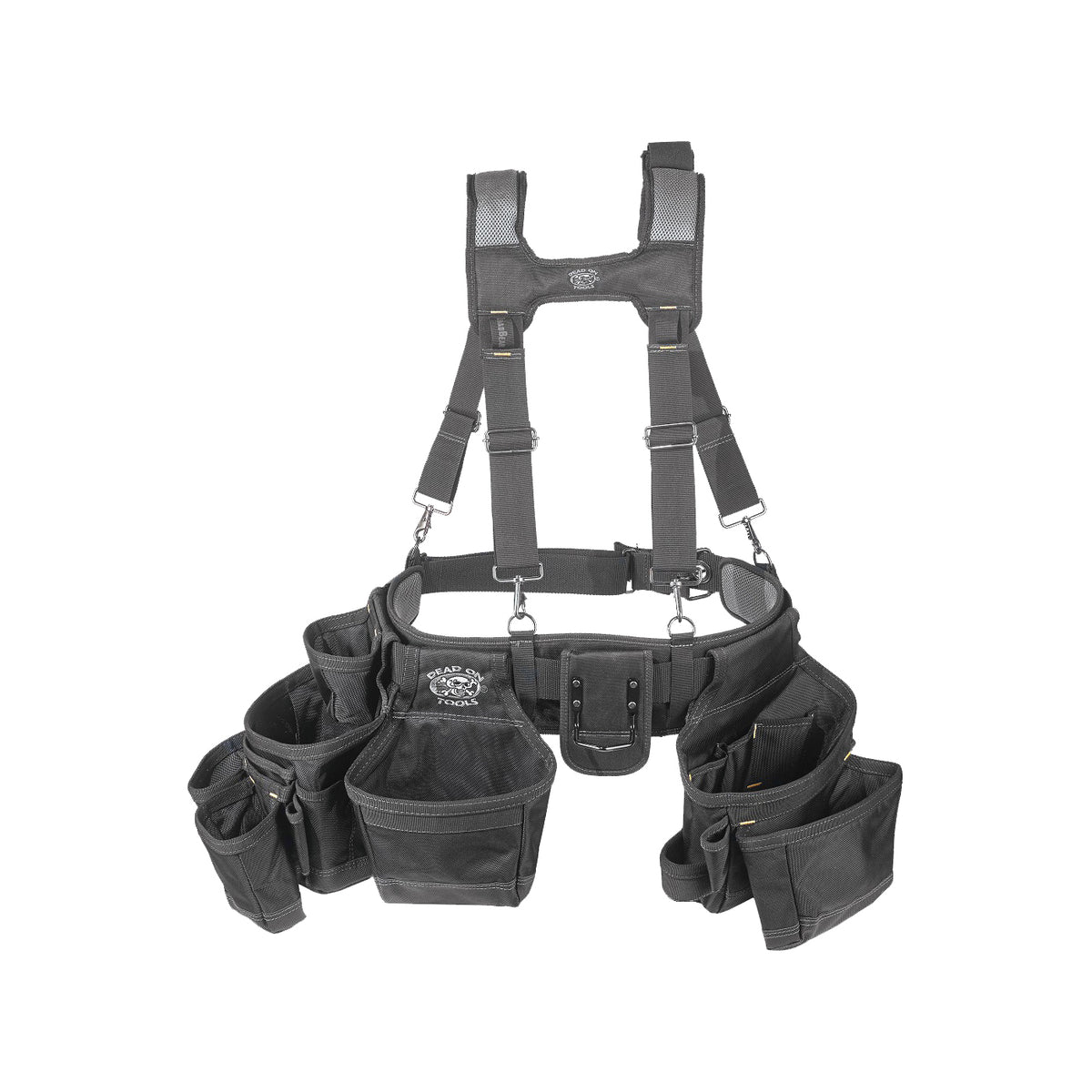 Dead On HDP369857 Framer&#39;s Suspension Rig, 52 in Waist, Poly Fabric, Black, 19-Pocket
