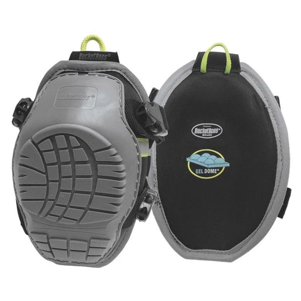 Bucket Boss KneeKeeper HV Series GX2 Molded GelDome Nonmar Knee Pad, Gel Foam Pad, Tri-Buckle Closure