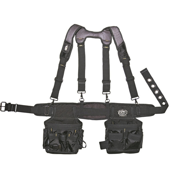 Dead On HDP411014 Electrician&#39;s Suspension Rig, 52 in Waist, Poly Fabric, 14-Pocket