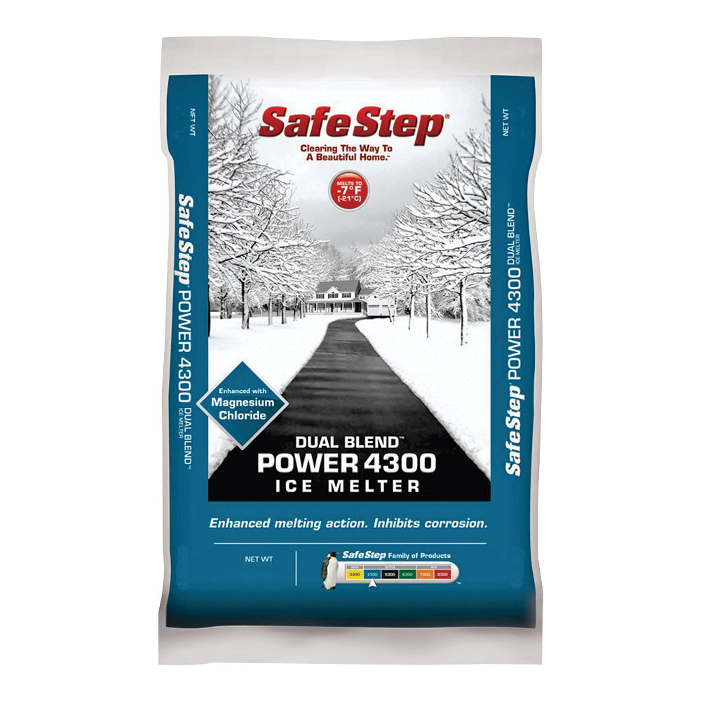 Safe Step Dual Blend 51051 Ice Melter, Crystalline Solid, White, 50 lb Bag