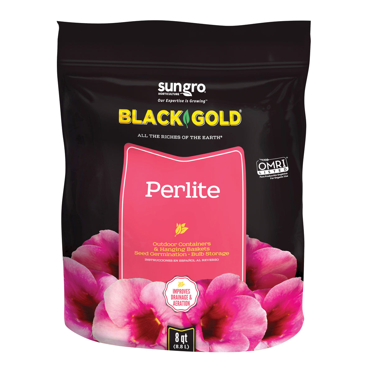 sun gro Sunshine 1490102.Q8P Soil Perlite, 8 qt Bag