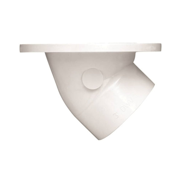 Oatey 43816 Closet Flange, 3, 4 in Connection, PVC, White, For: 3 in, 4 in Pipes