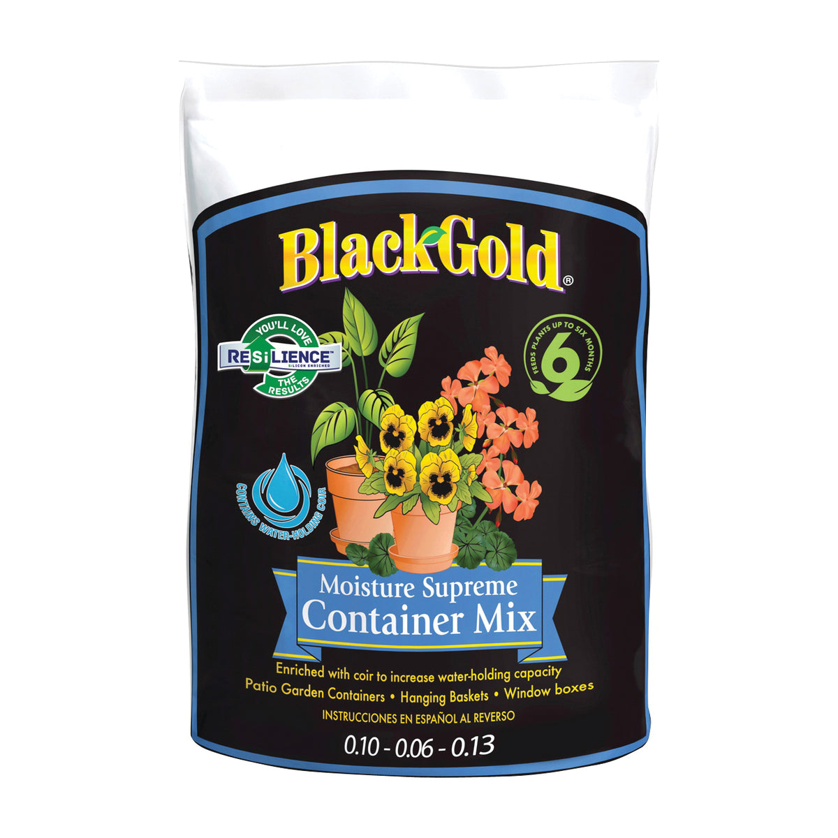 sun gro BLACK GOLD 1413000.CFL001P Container Potting Mix, 1 cu-ft Coverage Area, 70 Bag