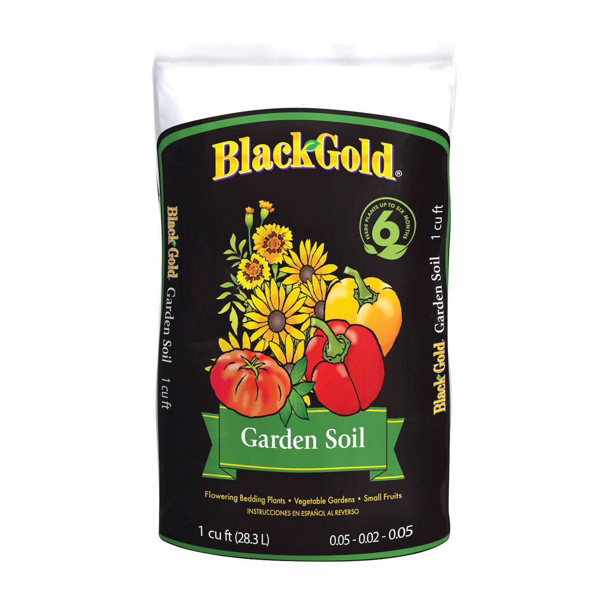 sun gro BLACK GOLD 1411603.CFL001 Garden Soil, 1 cu-ft Bag