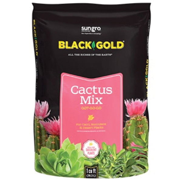 sun gro BLACK GOLD 14106202.CFL1P Cactus Mix, 1 cu-ft Coverage Area, 8 qt