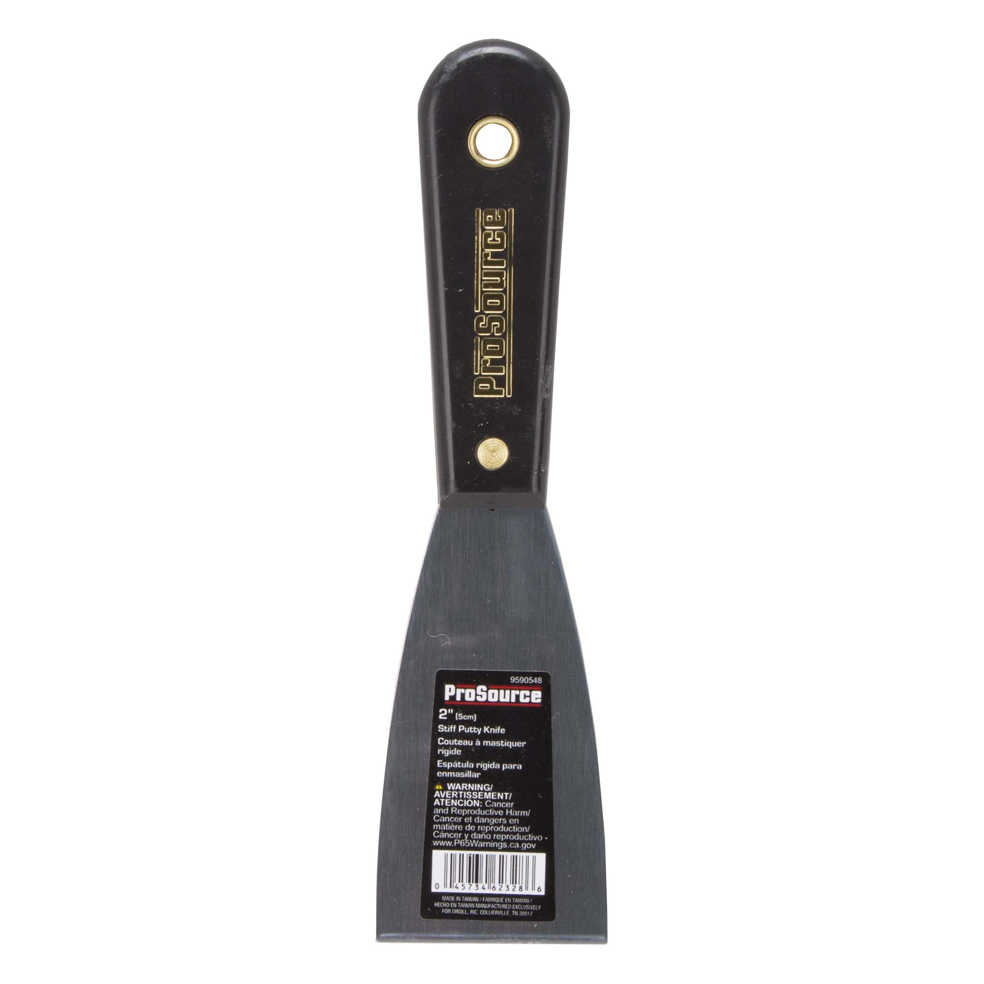 ProSource 01041-3L Putty Knife with Rivet, 2 in W HCS Blade
