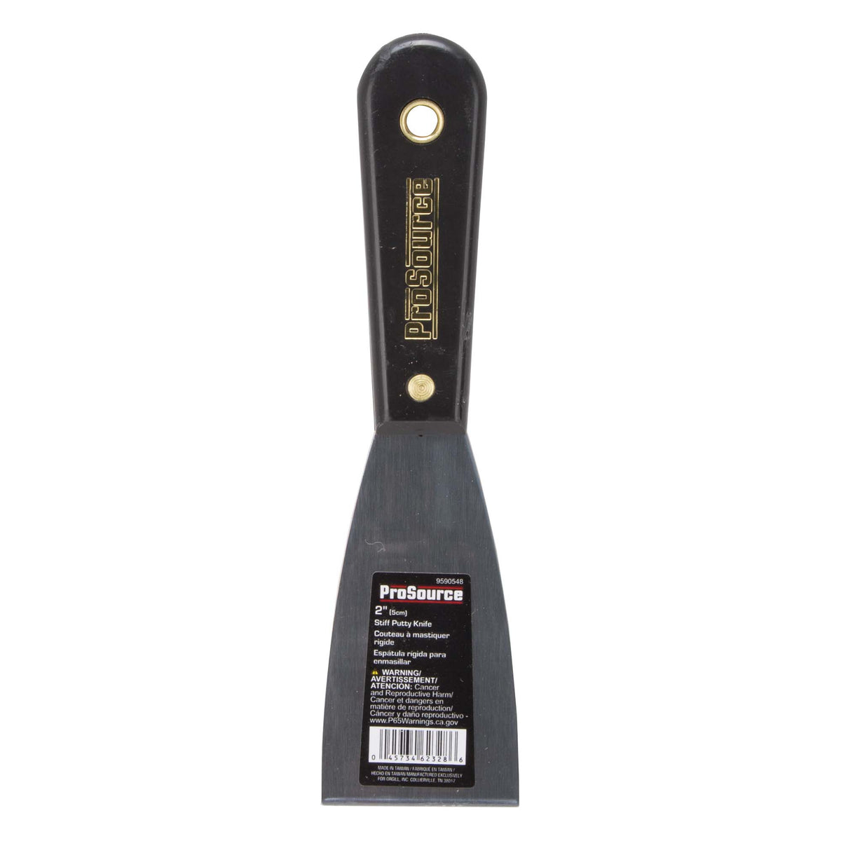 ProSource 01041-3L Putty Knife with Rivet, 2 in W HCS Blade