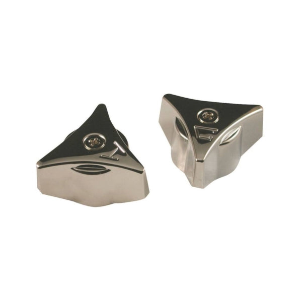Danco 88750 Faucet Handle, Zinc, Chrome Plated, For: Union Brass Two Handle Bathroom Sink Faucets