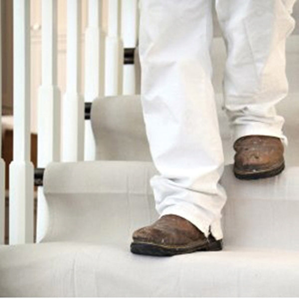 Trimaco Stay Put 4321 Canvas Drop Cloth, 12 ft L, 9 ft W, Canvas/Plastic