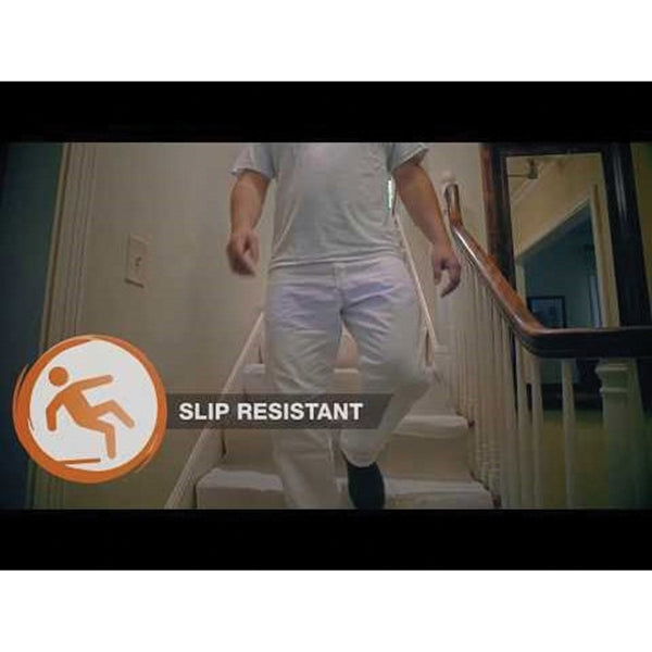 Trimaco Stay Put 4321 Canvas Drop Cloth, 12 ft L, 9 ft W, Canvas/Plastic