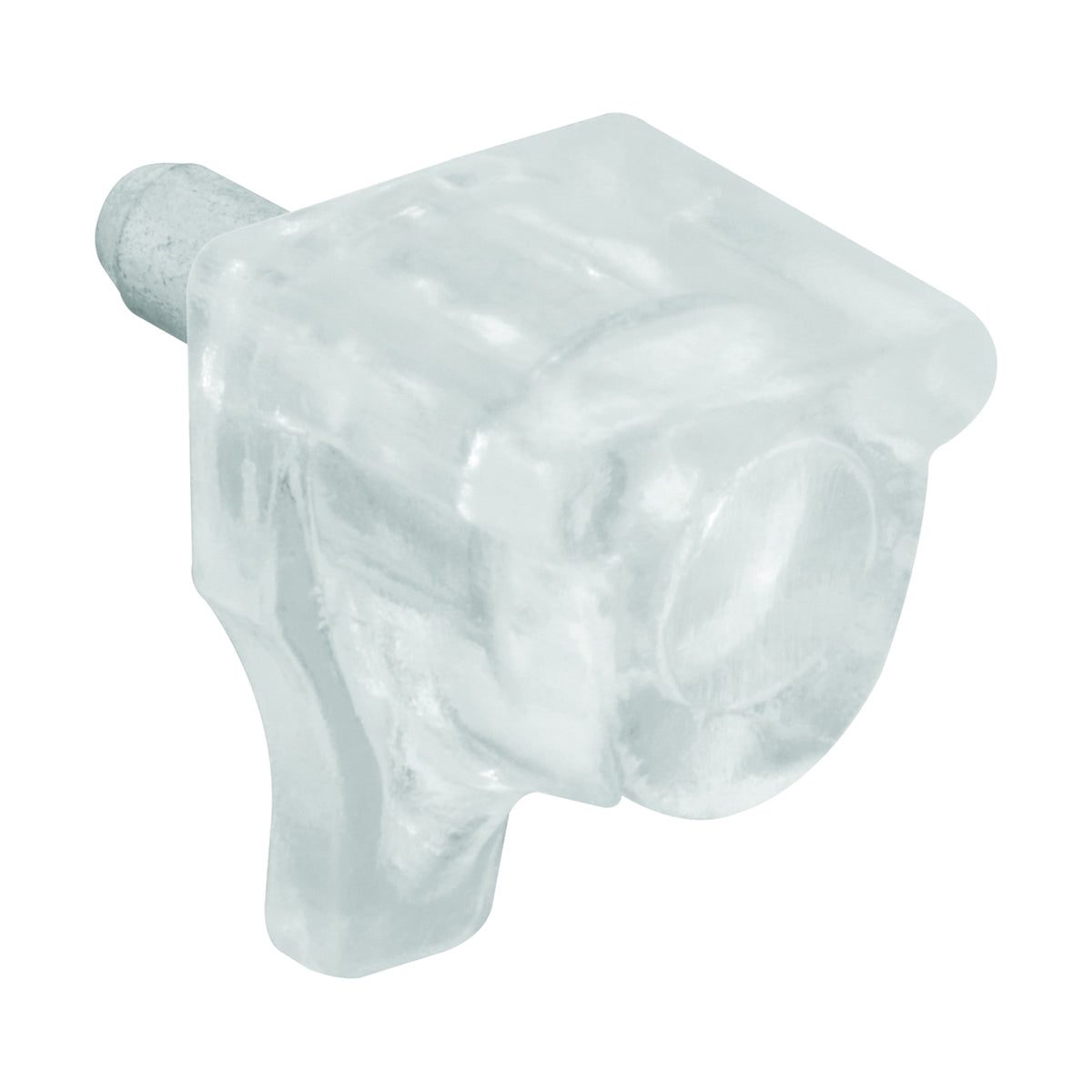 Prime-Line U 10156 Shelf Support Peg 10 lb, Plastic, Clear, Wall Mounting