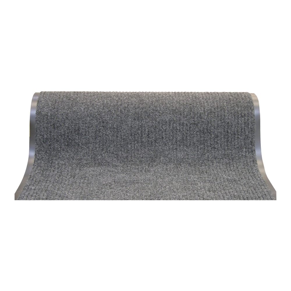 WJ DENNIS EDG3648 Floor Mat, 48 in L, 36 in W, Rectangular, Dark Gray