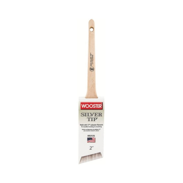 WOOSTER 5224-2 Paint Brush, 2 in W, 2-7/16 in L Bristle, Polyester Bristle, Sash Handle