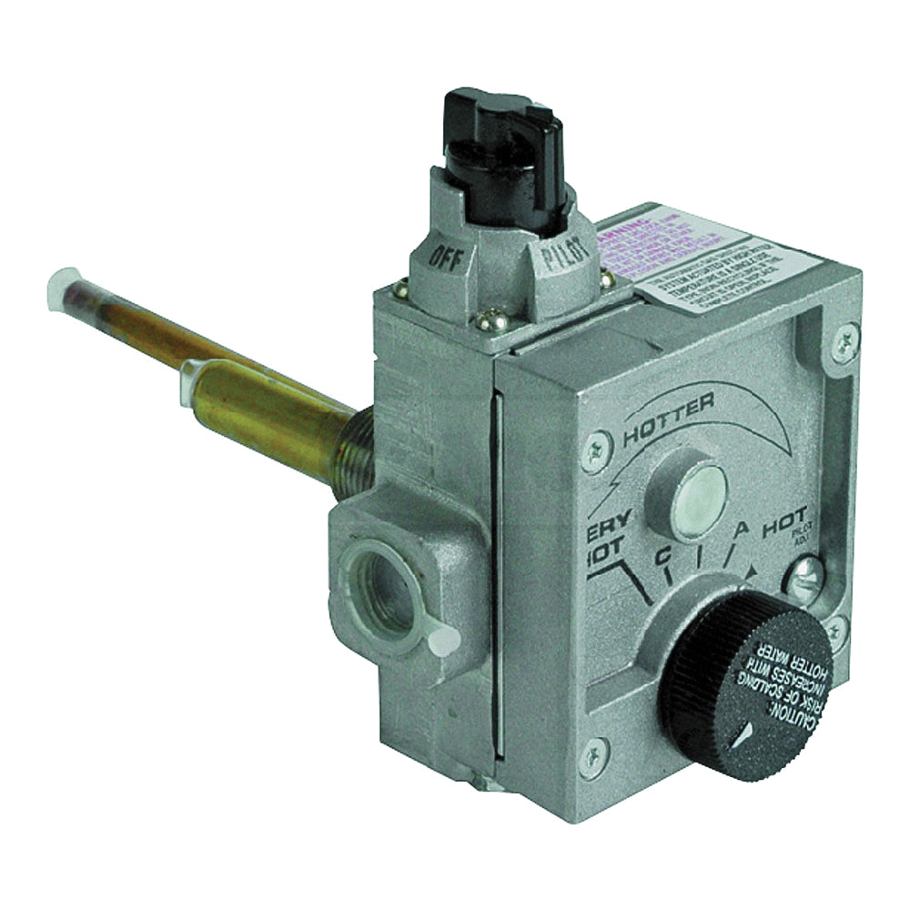 CAMCO White Rodgers 08401 Gas Control Valve, 1/2 in Connection, NPT x Inverted Flare