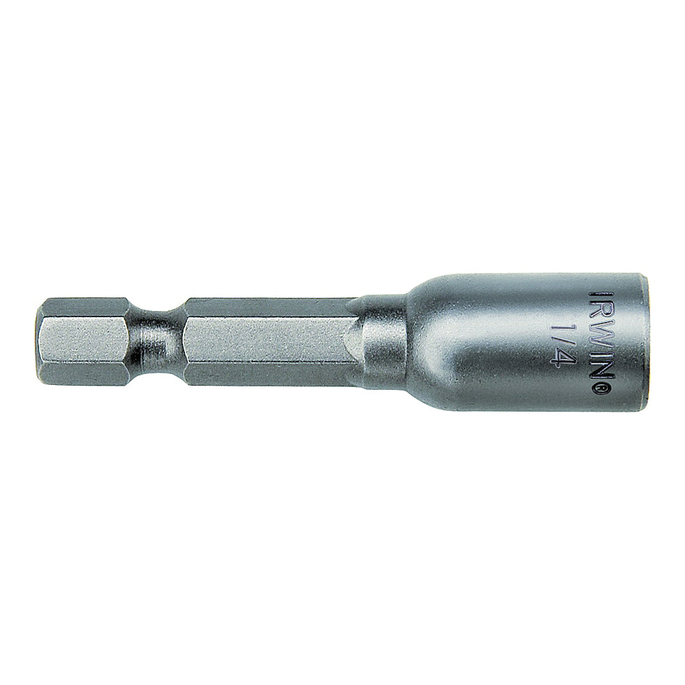IRWIN 3548321C Nutsetter, 5/16 in Drive, Lobular Drive, 2-9/16 in L, 1/4 in L Shank, Hex Shank