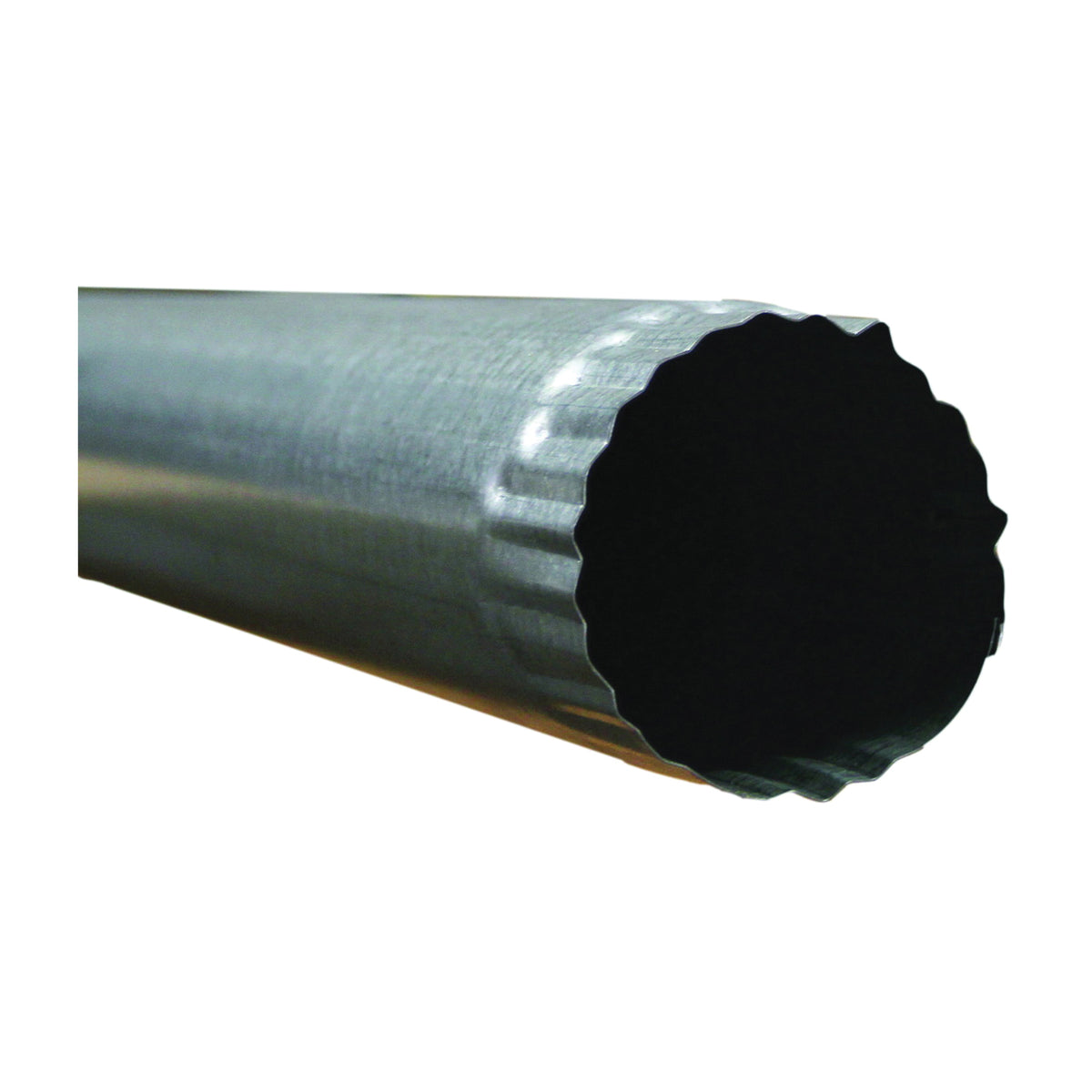 BILLY PENN 603-5 Downspout, 3 in L, Aluminum, Galvanized