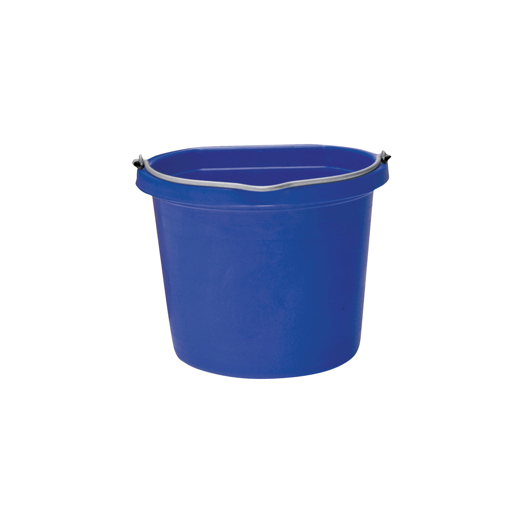 FORTEX-FORTIFLEX FB-108 FB-108BL Bucket, 8 qt Volume, Rubber/Polyethylene, Blue