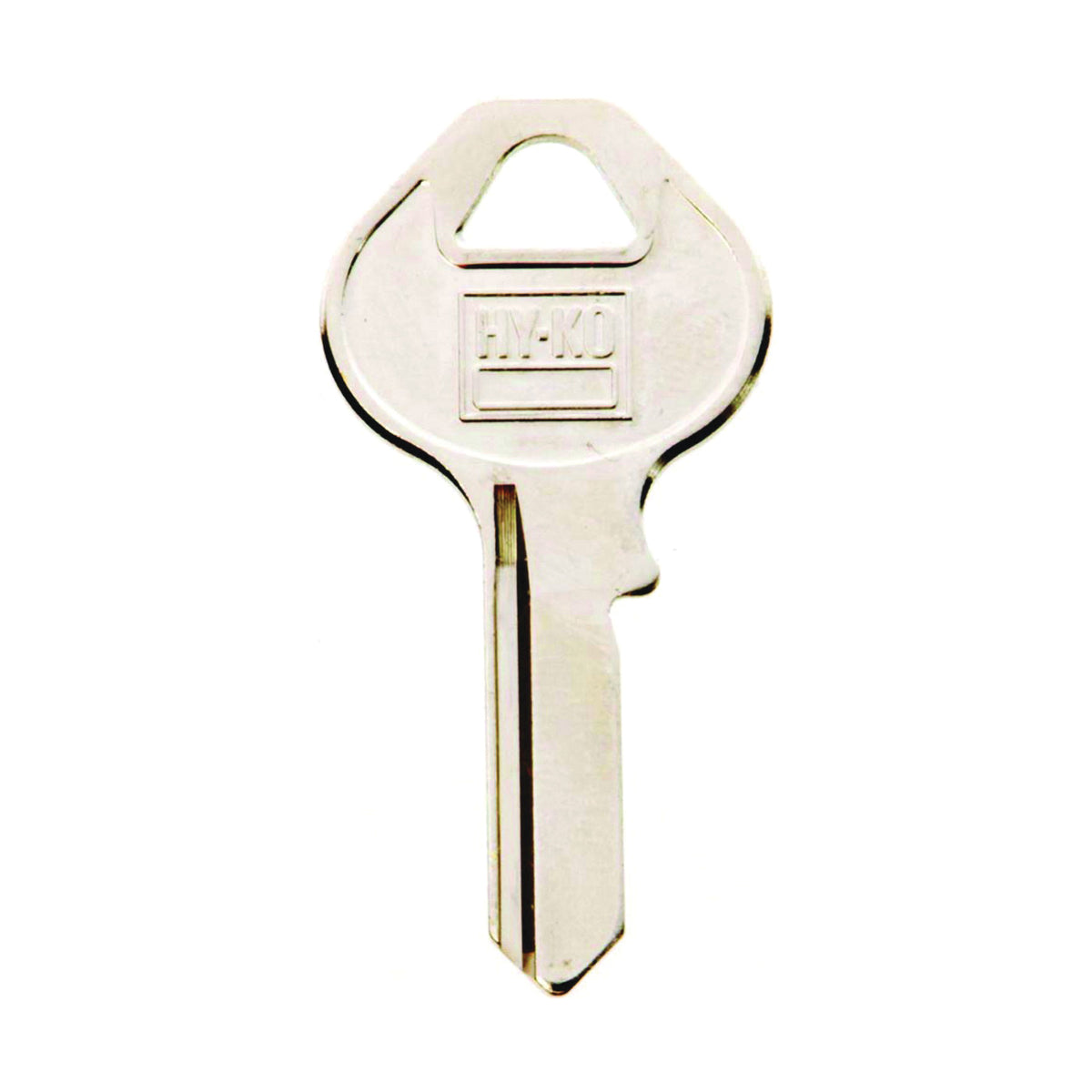 HY-KO 11010M5 Key Blank, Brass, Nickel, For: Master Cabinet, House Locks and Padlocks