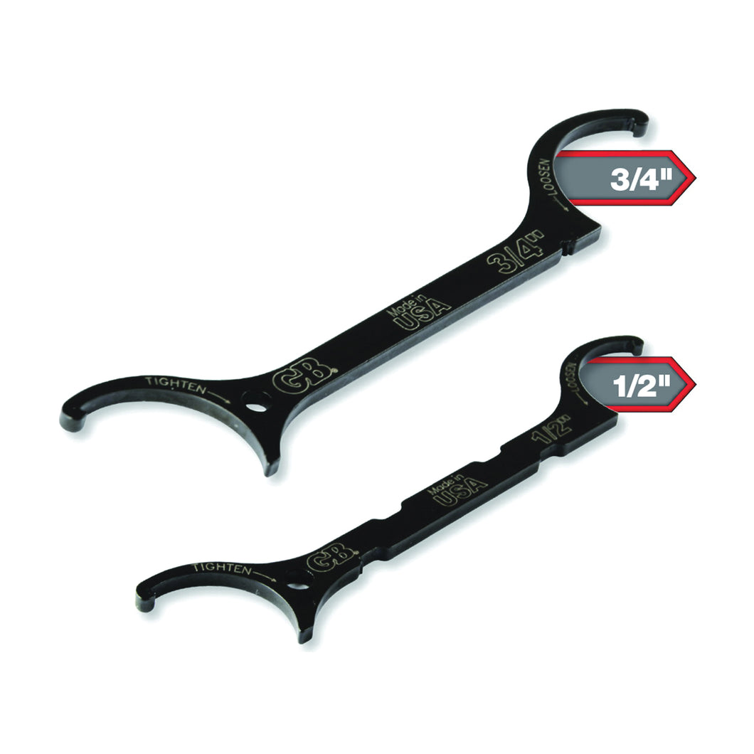 GB LNW-KIT Wrench Kit, 2-Piece, Steel, Black