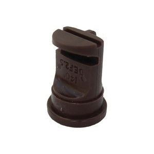 VALLEY INDUSTRIES DF2.5-CSK Deflector Spray Tip, 140 deg, Brown