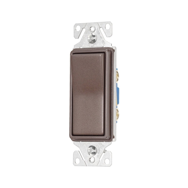 Eaton Wiring Devices 7500 7501RB-K-L Rocker Switch, 15 A, 120/277 V, SPST, Thermoplastic Housing Material