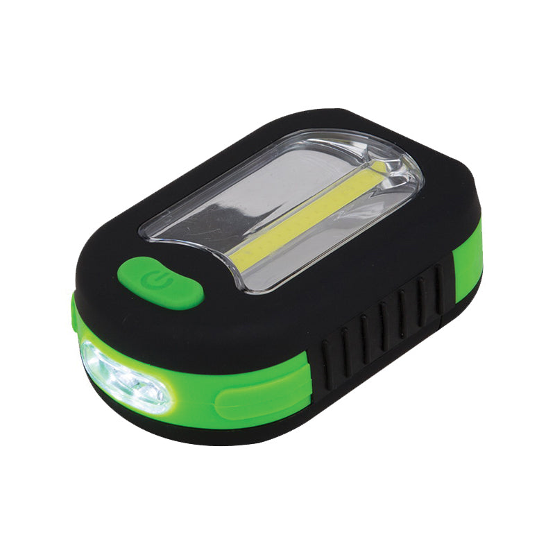 PowerZone 12600 COB Work Light with Stand, 2-Lamp, LED Lamp, 150 Lumens, Red, Blue, Orange, Green