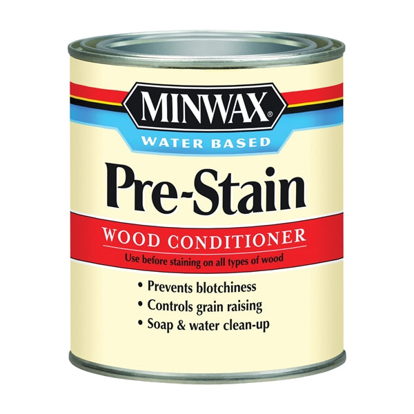Minwax 61851 Pre-Stain Wood Conditioner, Clear, Liquid, 1 qt, Can