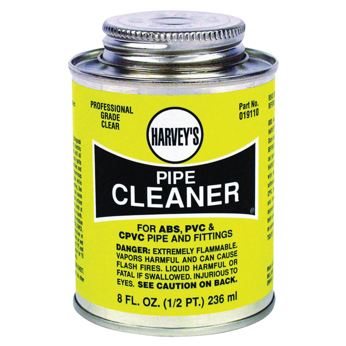 Harvey 019110-24 Pipe Cleaner, Liquid, Clear, 8 oz Can