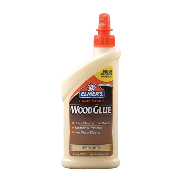 Elmers Carpenter&#39;s E7010 Wood Glue, Yellow, 8 oz Bottle