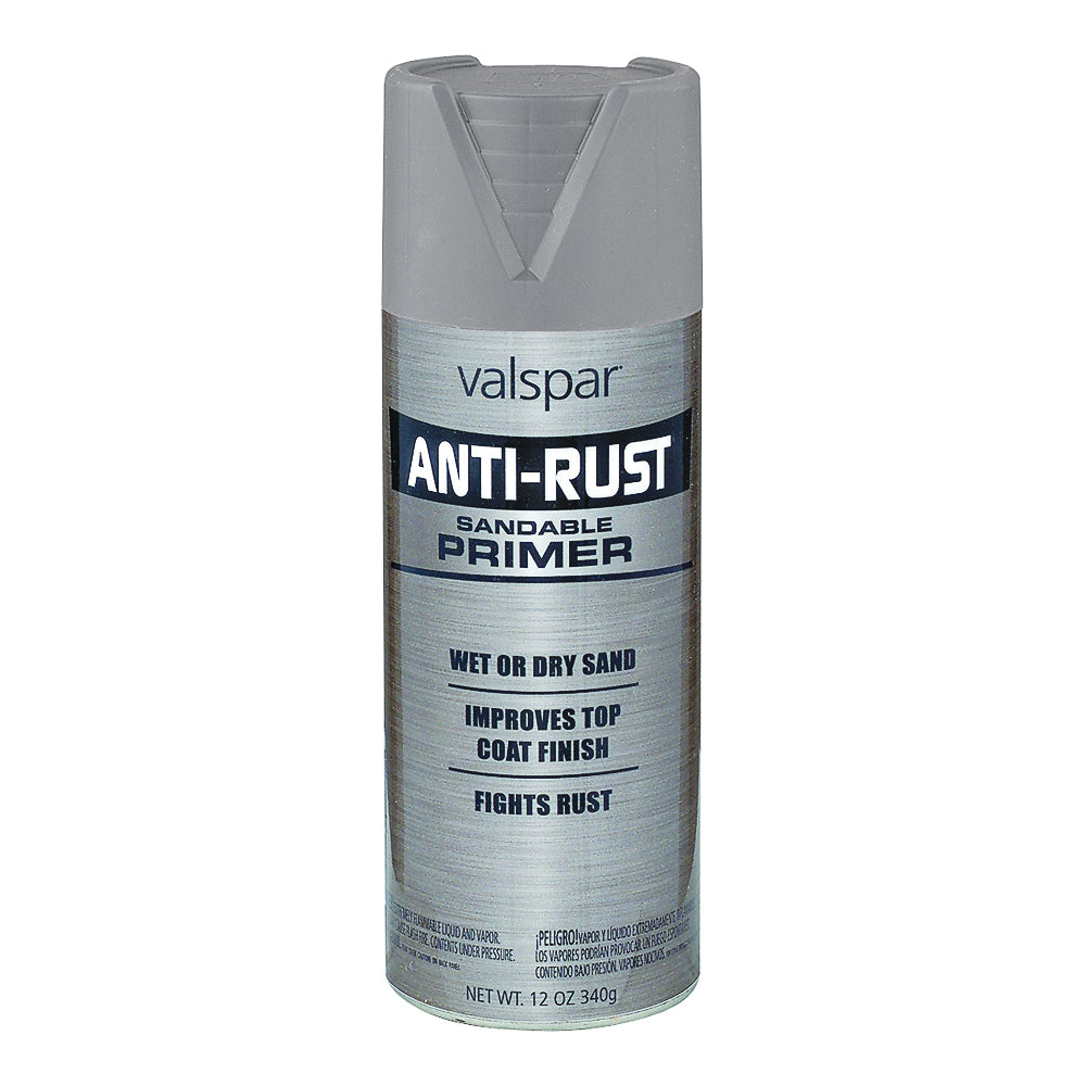 Valspar 465.0068228.076 Anti-Rust Primer, Silver, 12 oz