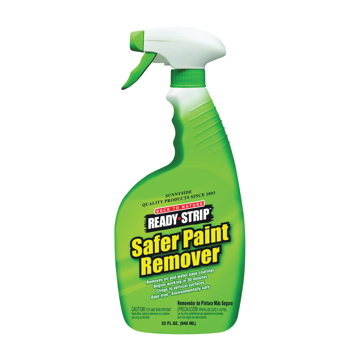Back to Nature 66332 Paint/Varnish Remover, Gel, Liquid, Strong, Beige, 32 oz, Can