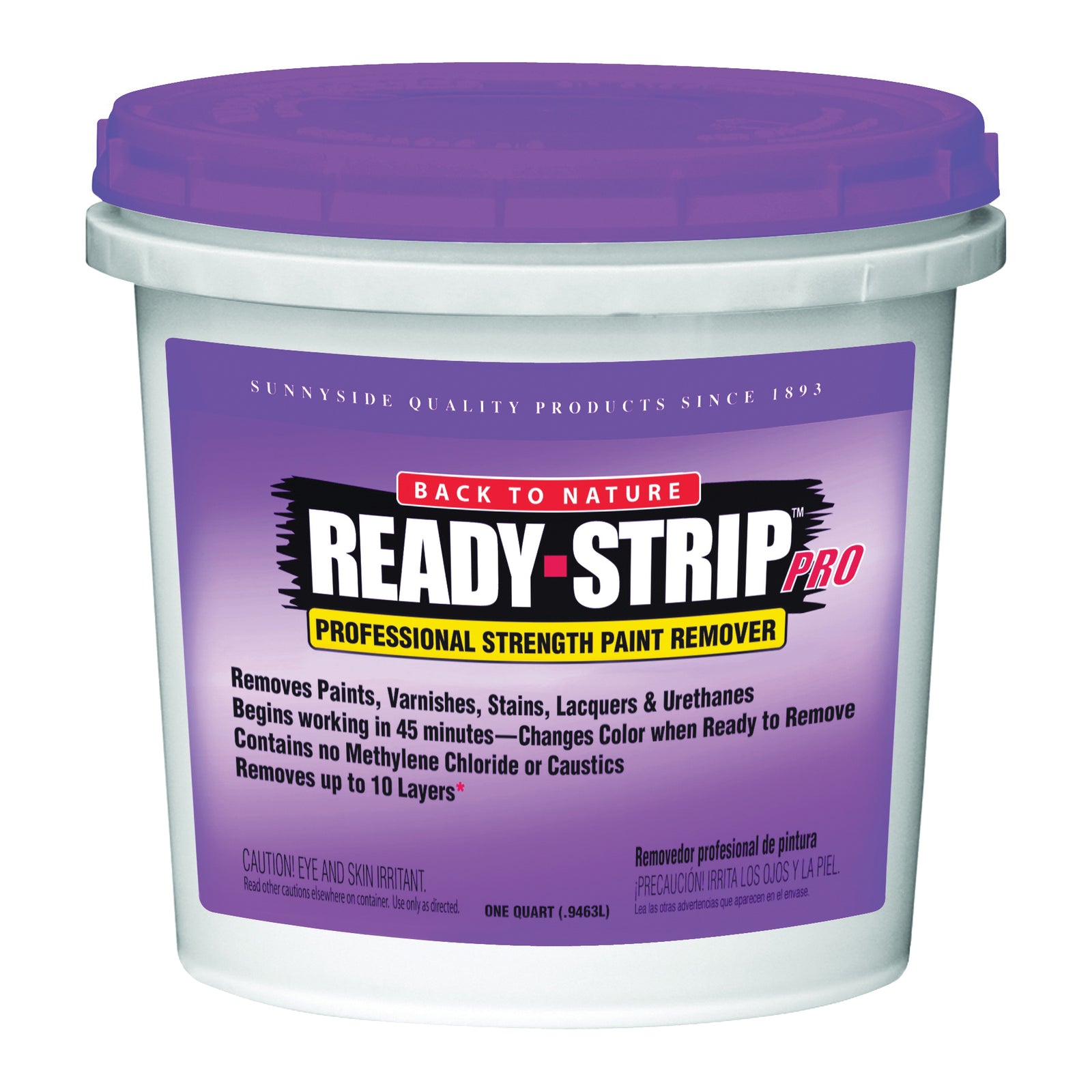 Back to Nature 66232 Paint/Varnish Remover, Gel, Liquid, Mild, Off-White, 1 qt