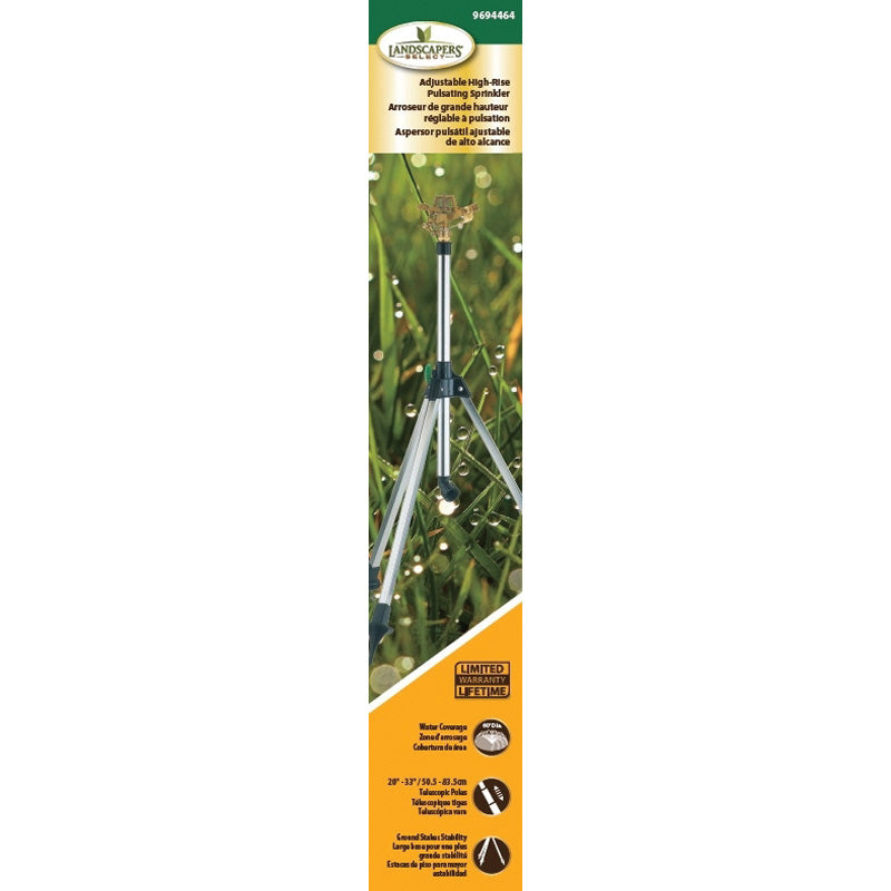 Landscapers Select RL-8219-3L Lawn Sprinkler, Female, Round, Steel