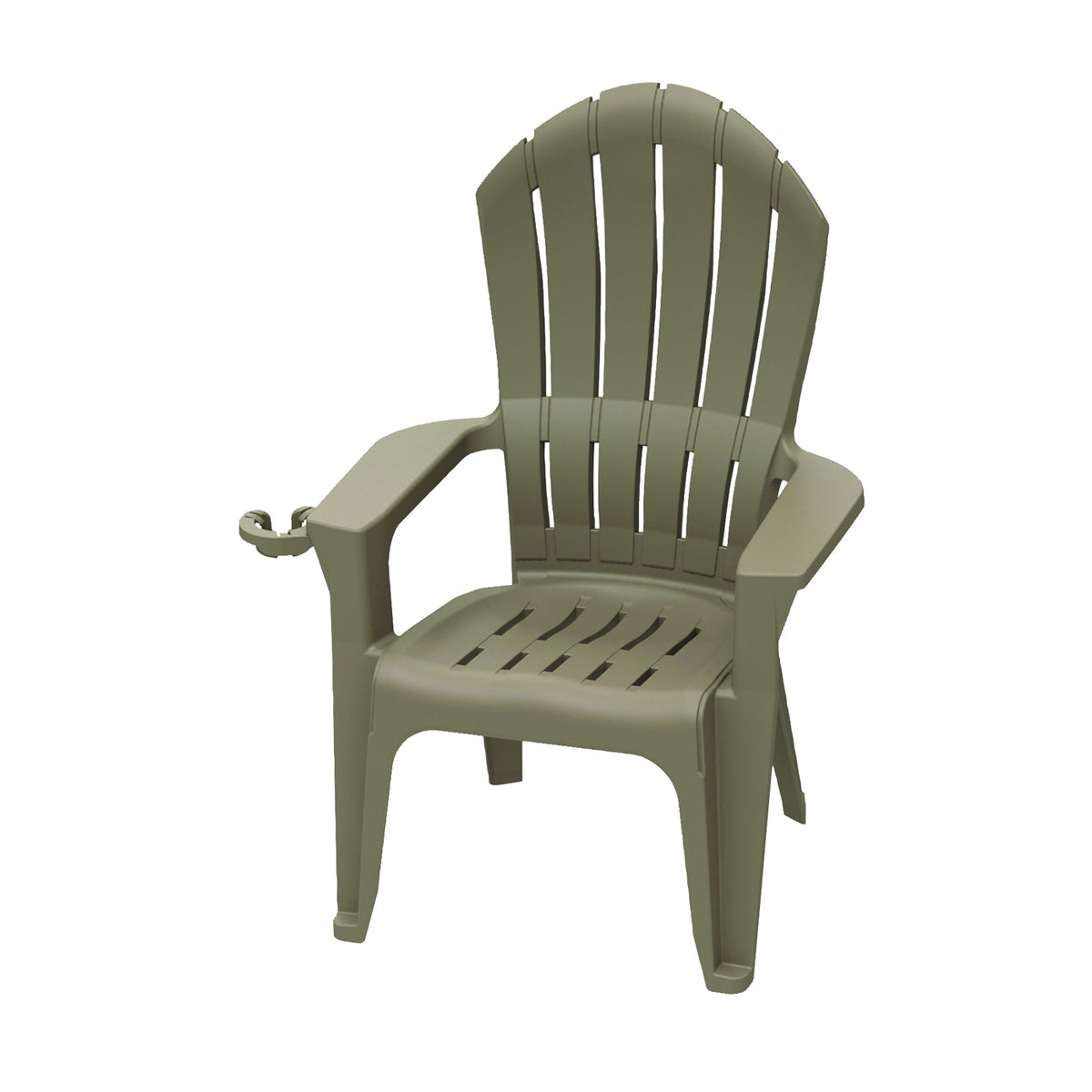 Adams Big Easy 8390-96-3700 Adirondack Chair, 31.301 in W, 29.468 in D, 45.695 in H, Polypropylene Frame