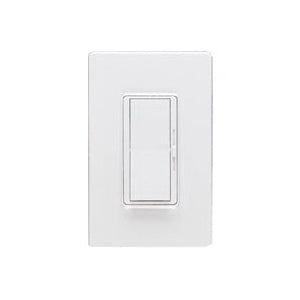 Lutron Diva DVW-603PGH-WH Dimmer, 5 A, 120 V, 600 W, Halogen, Incandescent Lamp, 3-Way, White