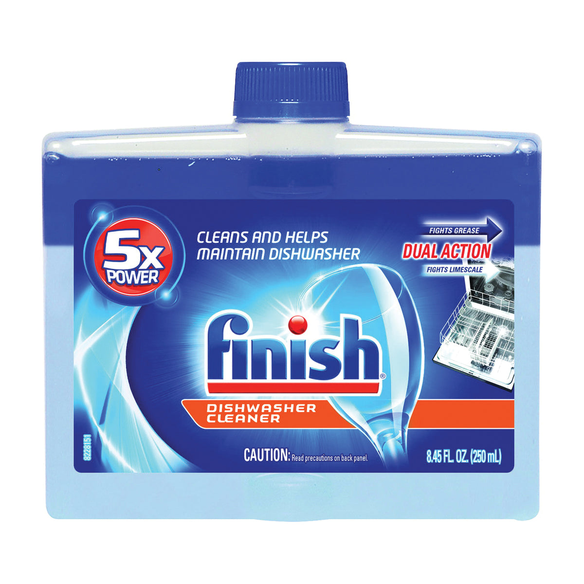 Finish 95315 Dishwasher Cleaner, 8.45 oz Bottle, Liquid, Perfumed