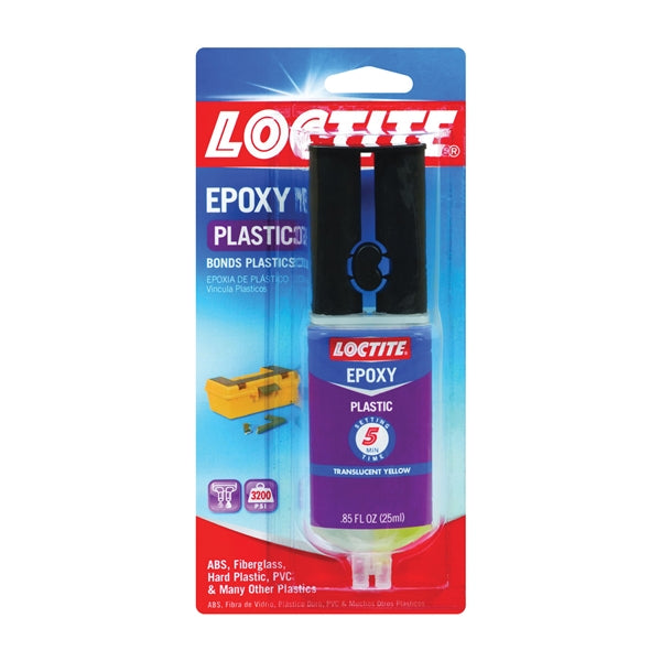 Loctite 1360788 Epoxy Plastic Bonder, Liquid, 25 mL Syringe